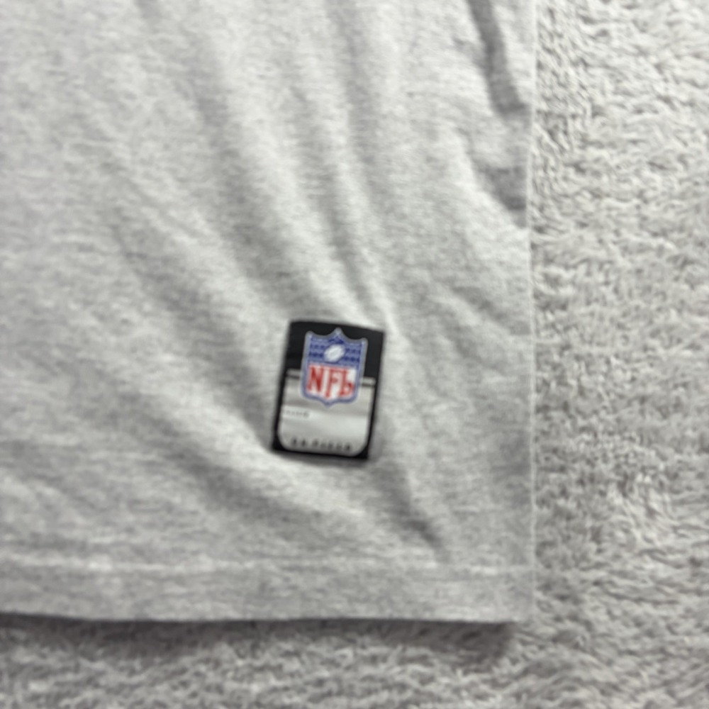 VINTAGE Washington Red Skins Shirt Mens 2XL Gray NFL Apparel Minimalist - Picture 5 of 8